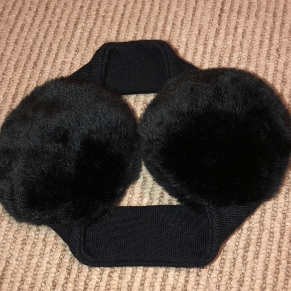 fur ear warmer headband